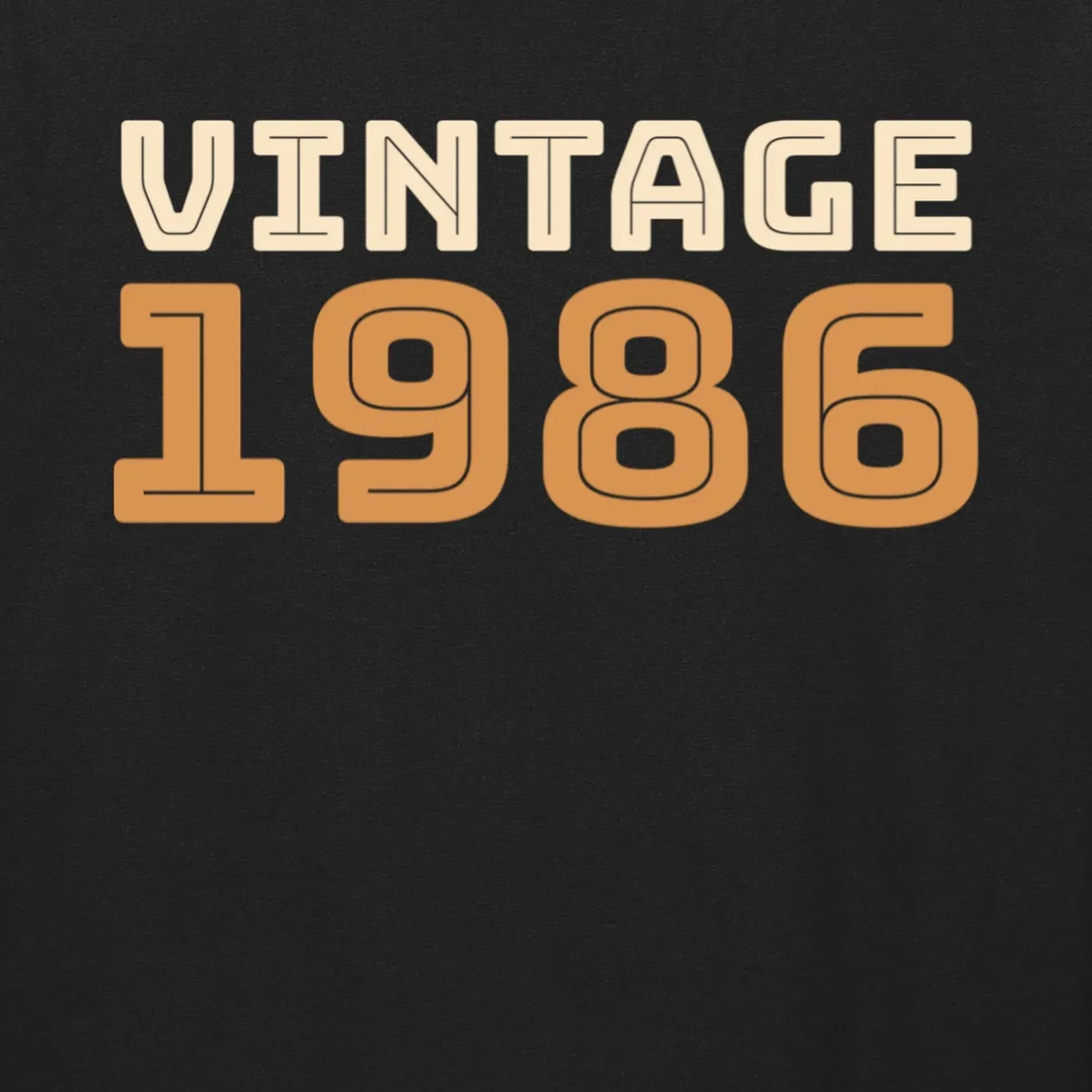 VINTAGE Retro Birthday Year Customizable Men's Long Sleeve Shirt - Front - Close-up