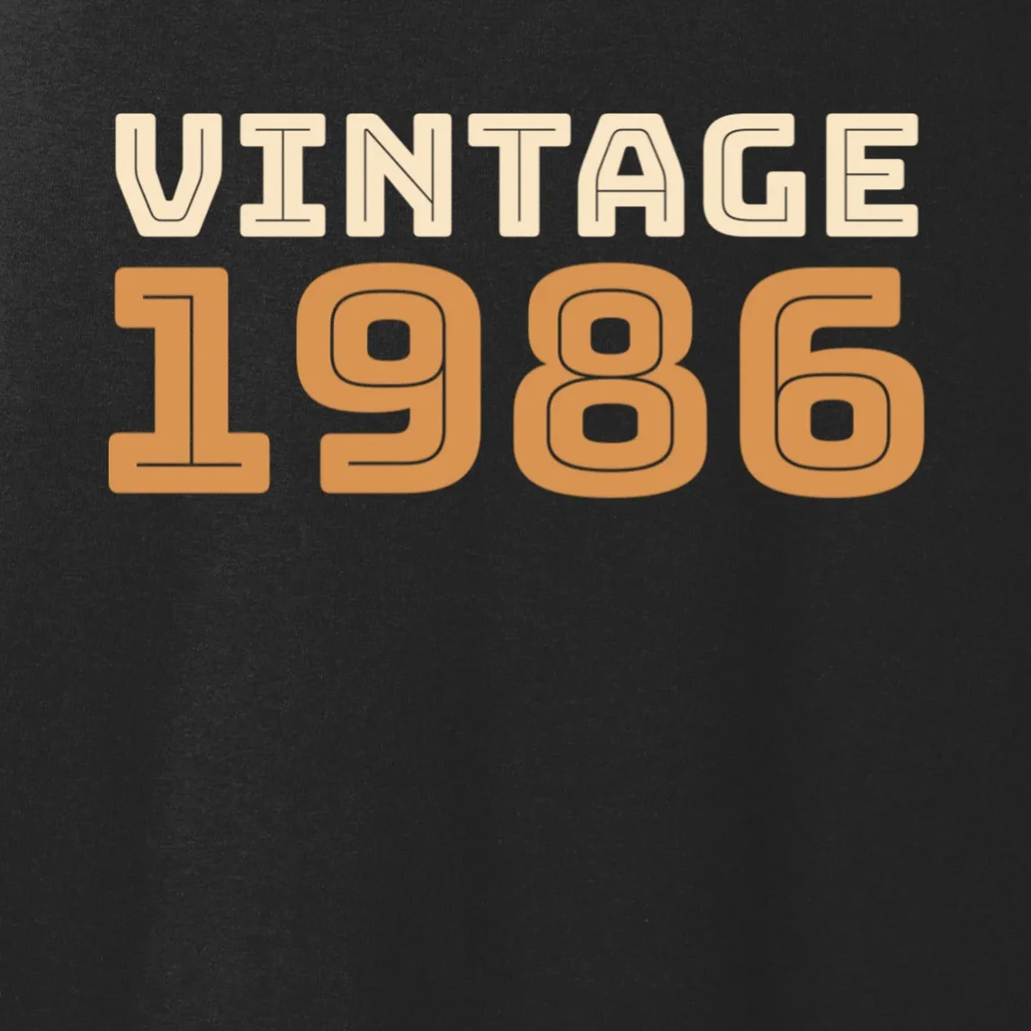 VINTAGE Retro Birthday Year Customizable Women's Tank Top - Front - Close-up