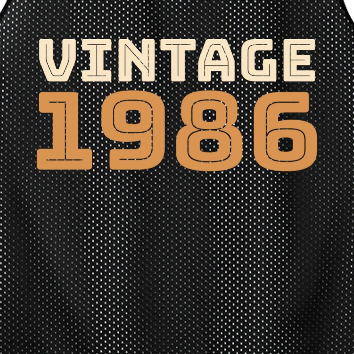 VINTAGE Retro Birthday Year Customizable Men's Basketball Jersey - Front - Close-up