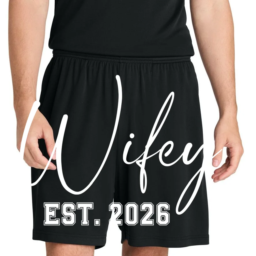 Wifey Personalized Wifey Est. 2026 Custom Year Men's Shorts - Front 1