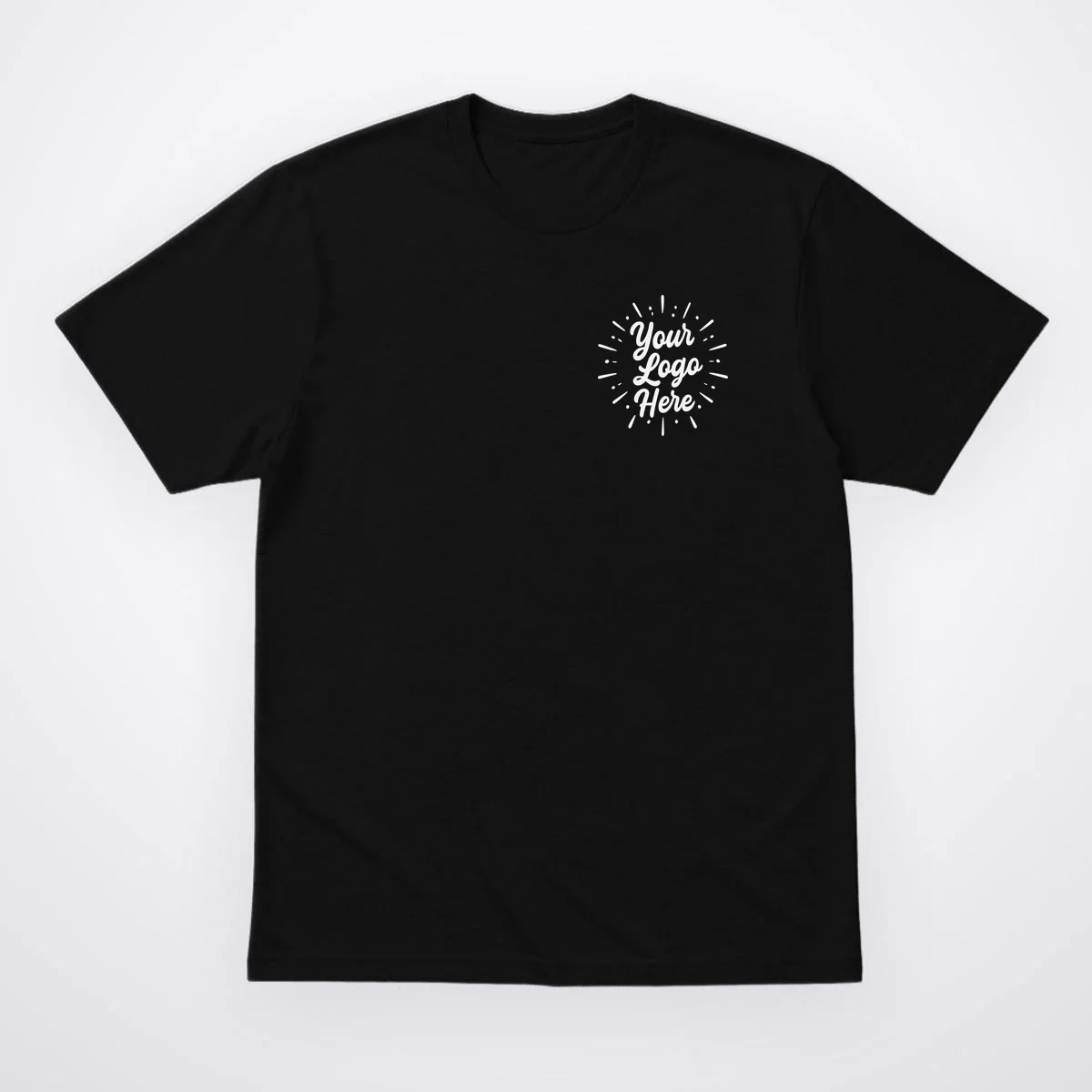 Your Logo Here Custom Business Logo Front And Back T-Shirt - Front