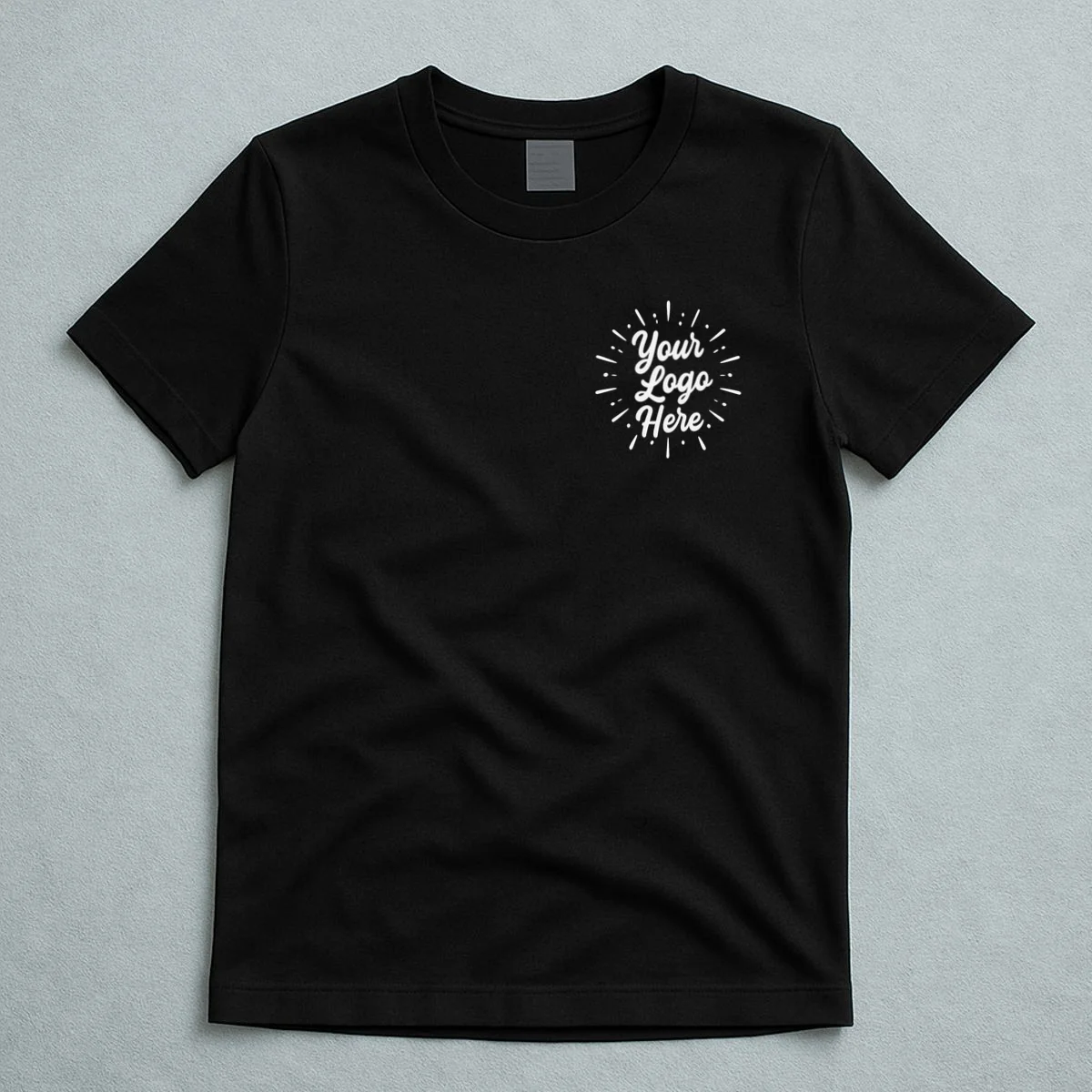 Your Logo Here Custom Business Logo Front And Back T-Shirt - Front 5