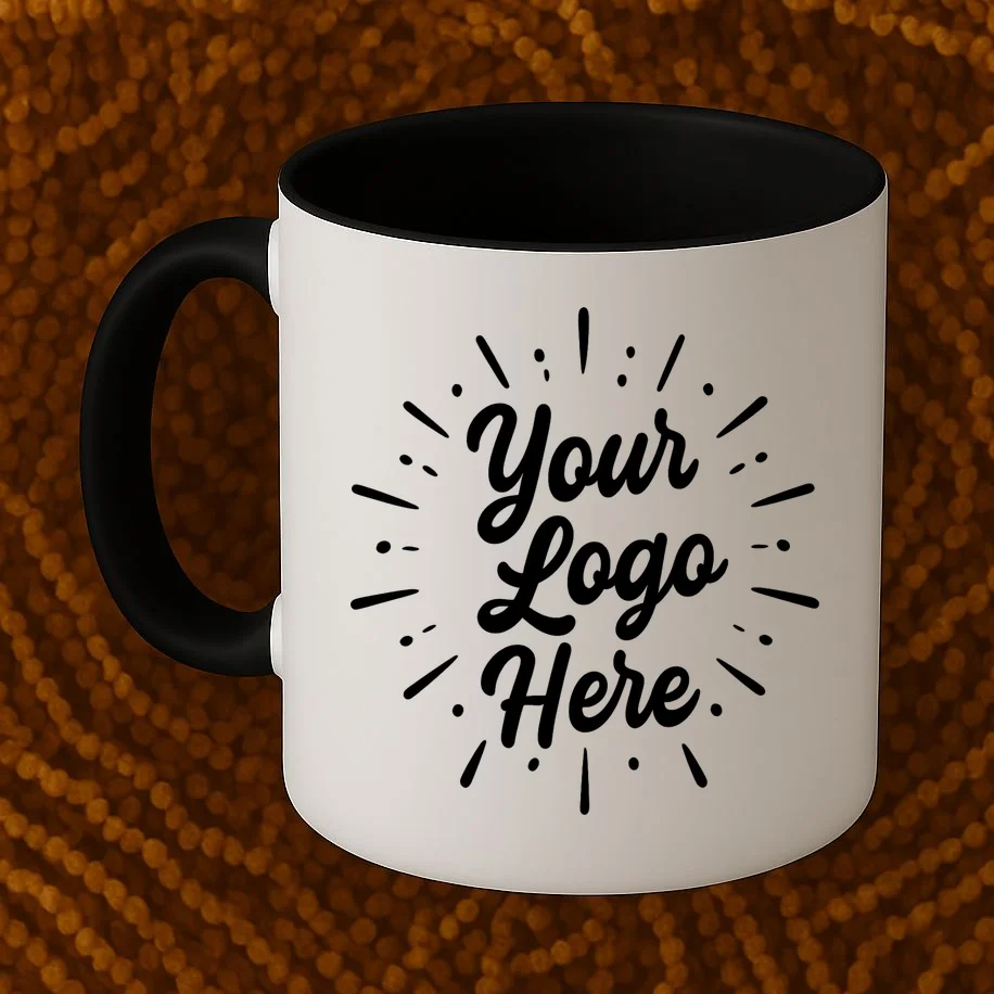 Your Logo Here Custom Business Logo Front And Back Coffee Mug - Front 1