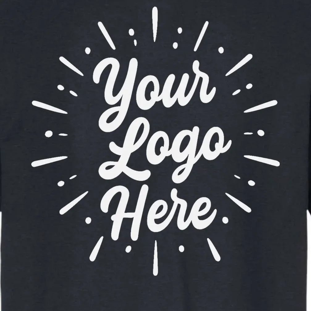 Your Logo Here Custom Business Logo Front And Back Men's Polo - Back - Close-up