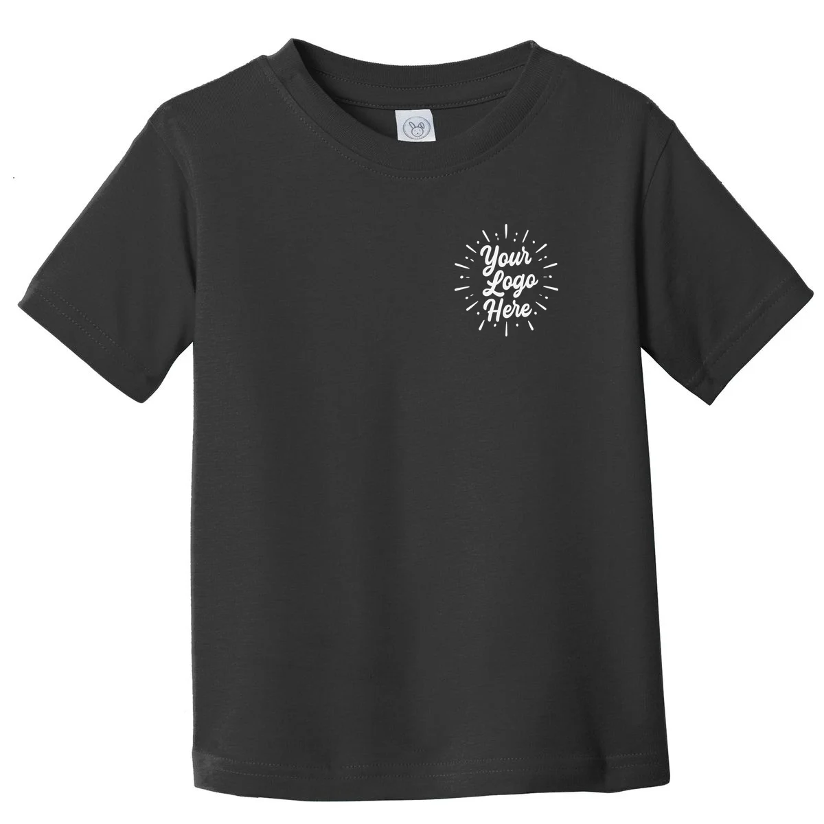 Your Logo Here Custom Business Logo Front And Back Toddler T-Shirt - Front