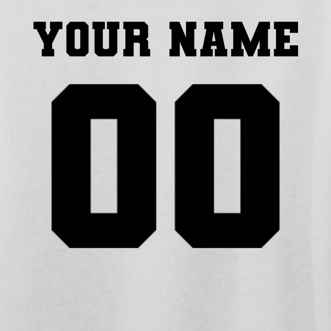 Your Name 00 Custom Jersey Number Sports School Team Personalize Women's Pullover Hoodie - Back - Close-up
