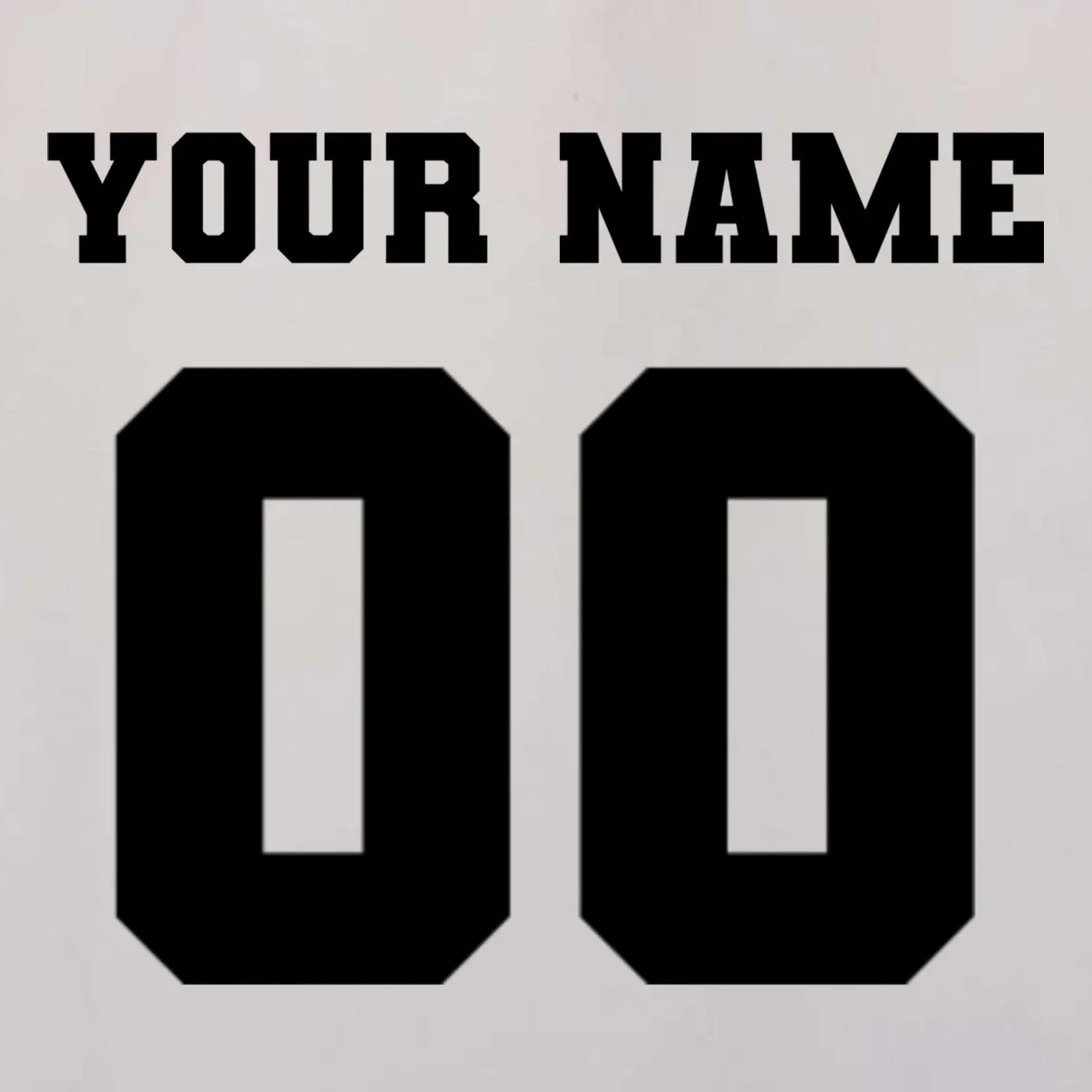 Your Name 00 Custom Jersey Number Sports School Team Personalize Tote Bag - Back - Close-up