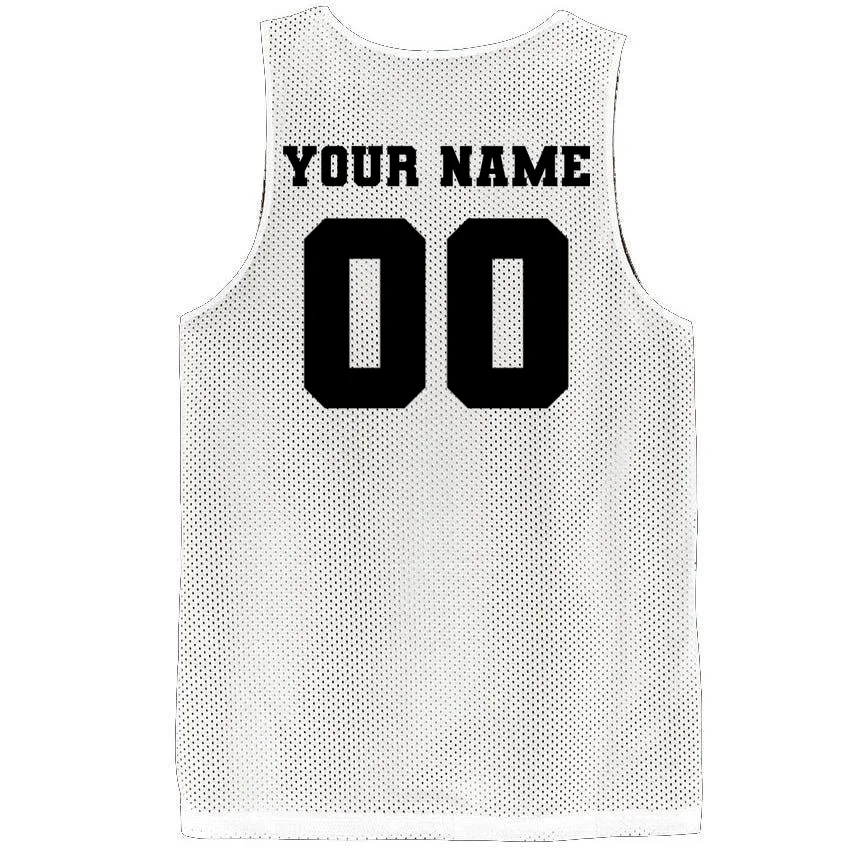 Your Name 00 Custom Jersey Number Sports School Team Personalize Men's Basketball Jersey - Back - Close-up