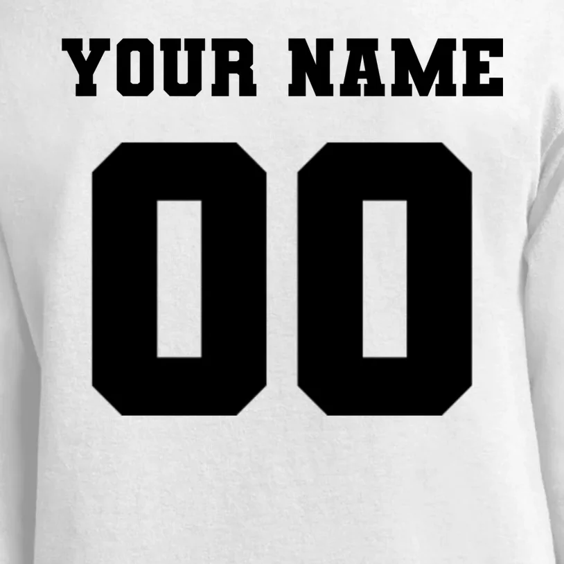 Your Name 00 Custom Jersey Number Sports School Team Personalize Kids Long Sleeve Shirt - Back - Close-up