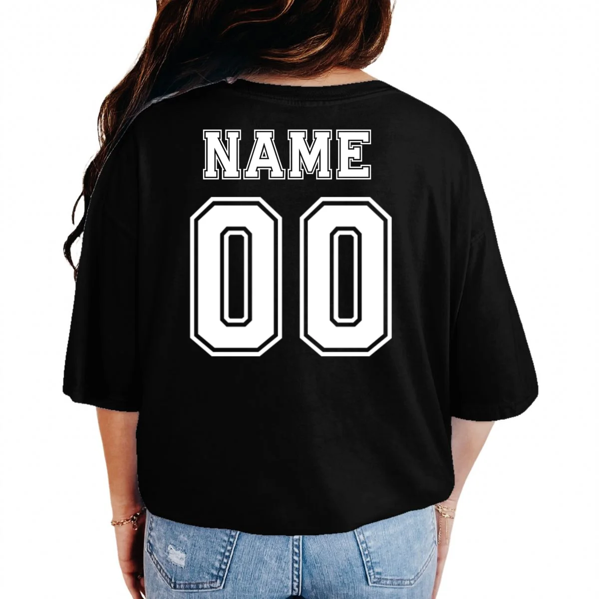 Your Name 23 Custom Jersey Number Team Comfort Colors Unisex T-Shirt - Back