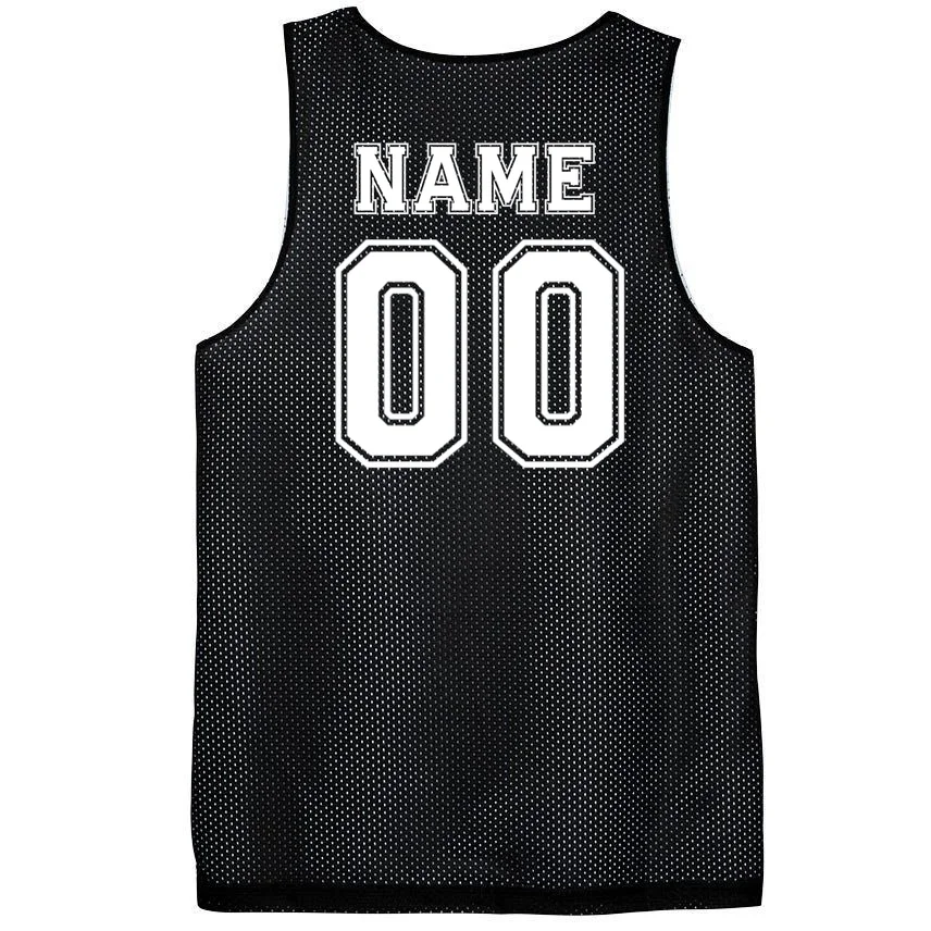 Your Name 23 Custom Jersey Number Team Men's Basketball Jersey - Back - Close-up