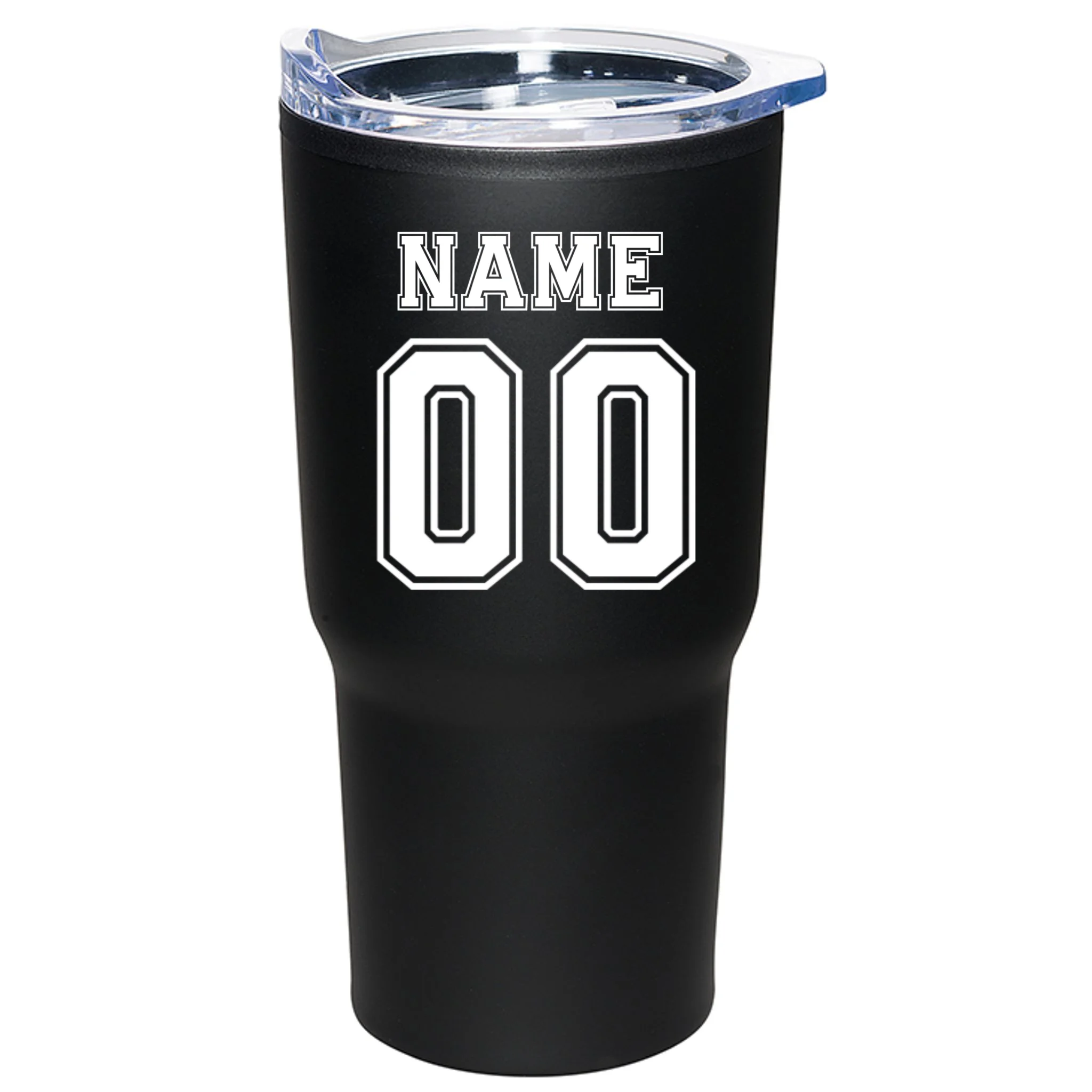 Your Name 23 Custom Jersey Number Team 20oz Tumbler - Back