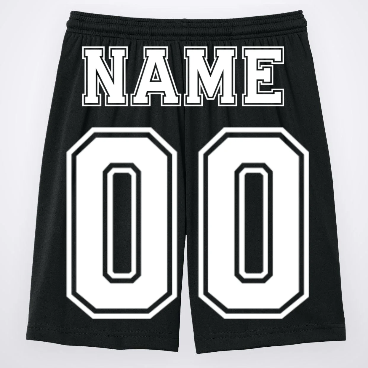 Your Name 23 Custom Jersey Number Team Men's Shorts - Back