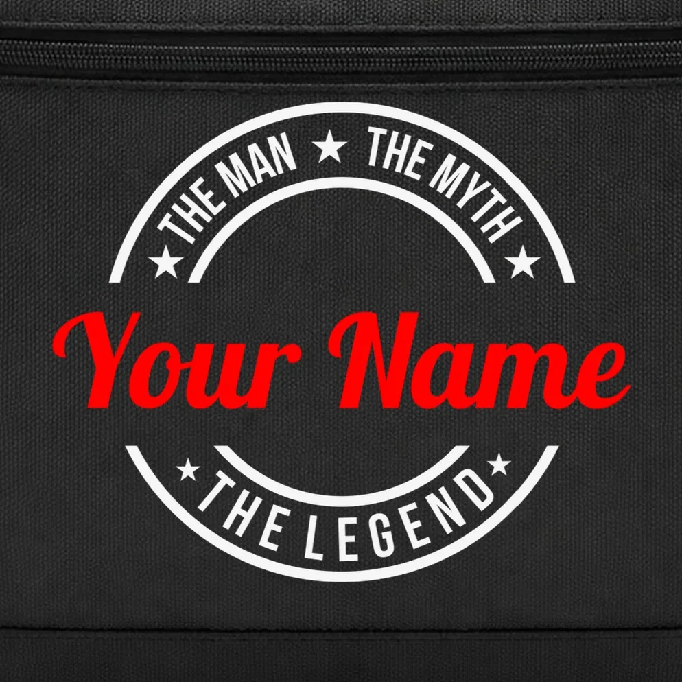 Your Name The Man The Myth The Legend Custom Personalized Gift Briefcase - Front - Close-up