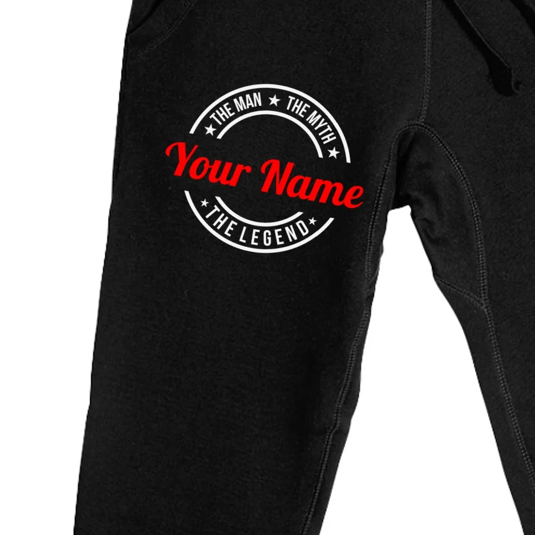 Your Name The Man The Myth The Legend Custom Personalized Gift Men's Sweatpants - Front - Close-up