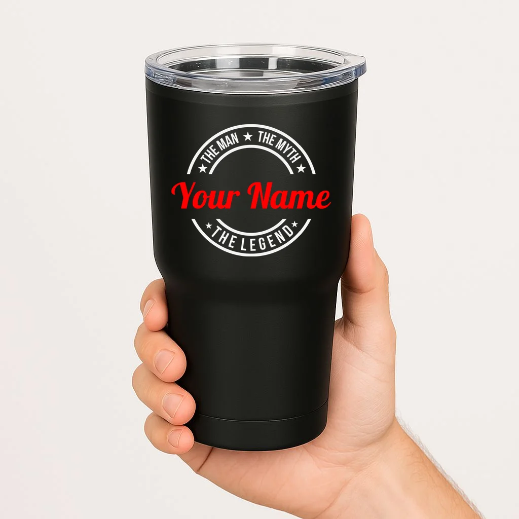 Your Name The Man The Myth The Legend Custom Personalized Gift 20oz Tumbler - Front 1