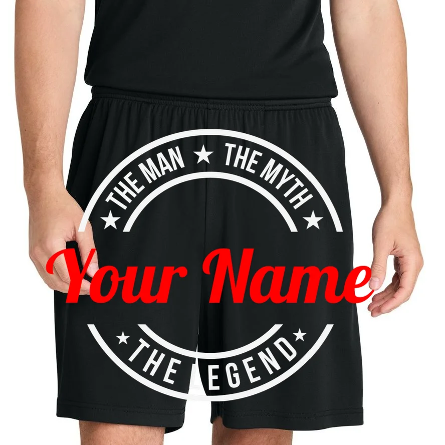 Your Name The Man The Myth The Legend Custom Personalized Gift Men's Shorts - Front 1