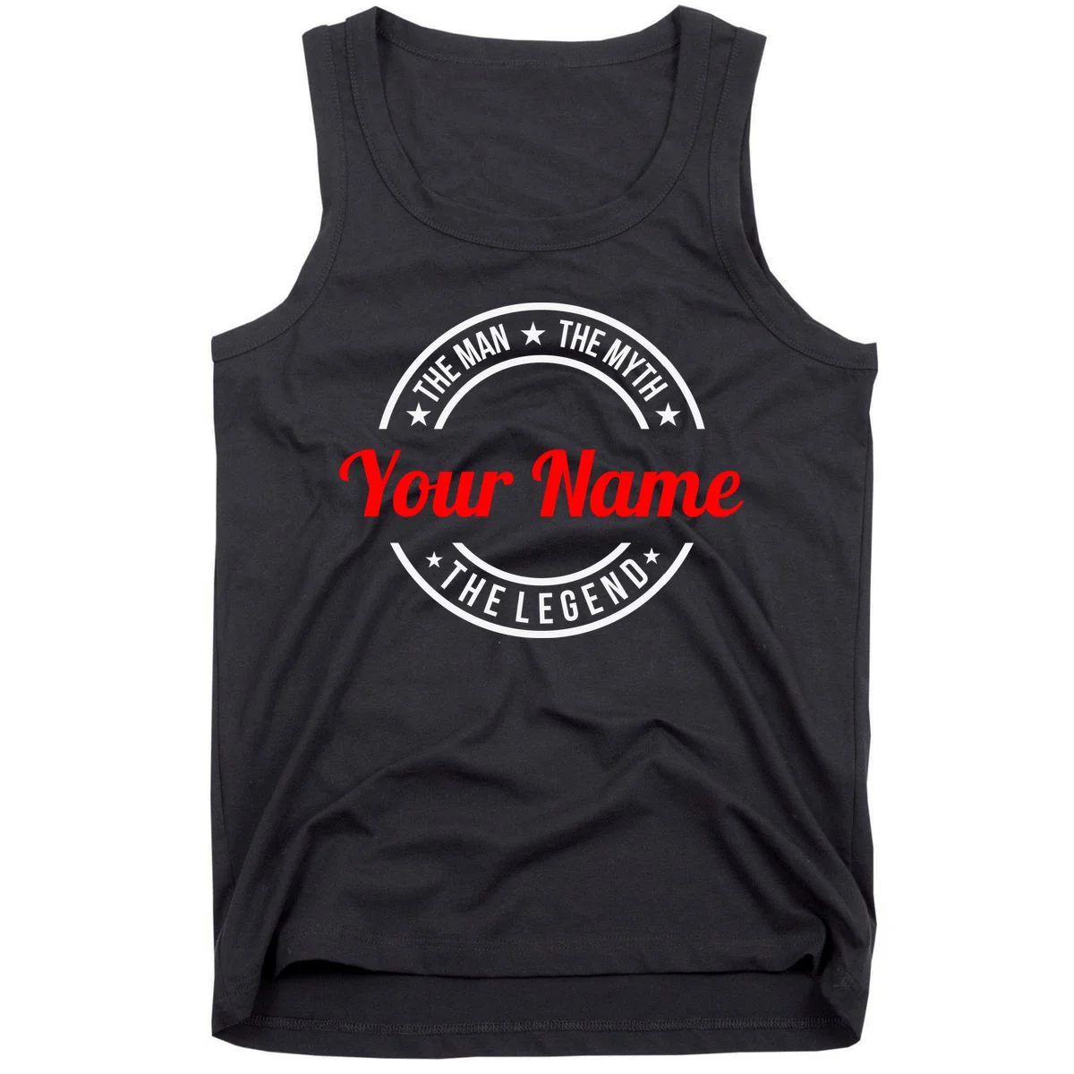 Your Name The Man The Myth The Legend Custom Personalized Gift Tank Top - Front