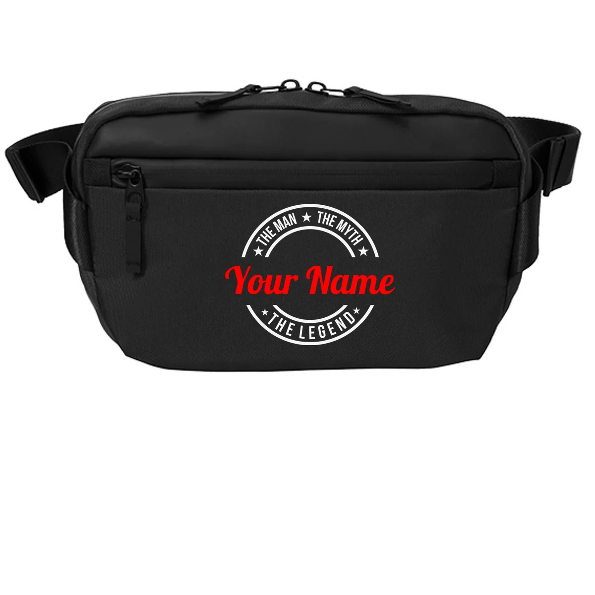 Your Name The Man The Myth The Legend Custom Personalized Gift Crossbody - Front