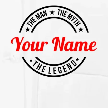 Your Name The Man The Myth The Legend Custom Personalized Gift Men's Chef Coat - Front - Close-up